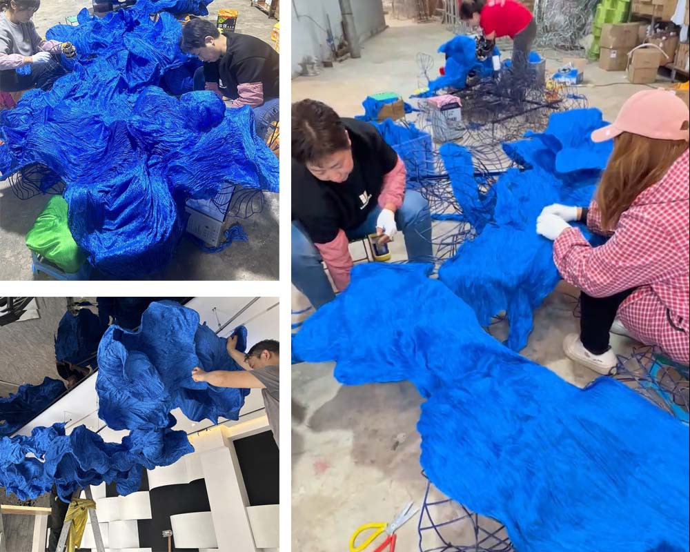 Peter Gentenaars Ethereal Paper Sculptures Float Made in China Peter Gentenaars Ethereal Paper Sculptures Float Made in China