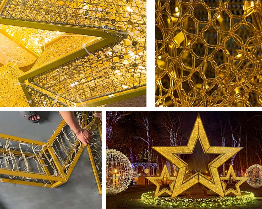 Outdoor Large Lighted Star Outdoor Large Lighted Star